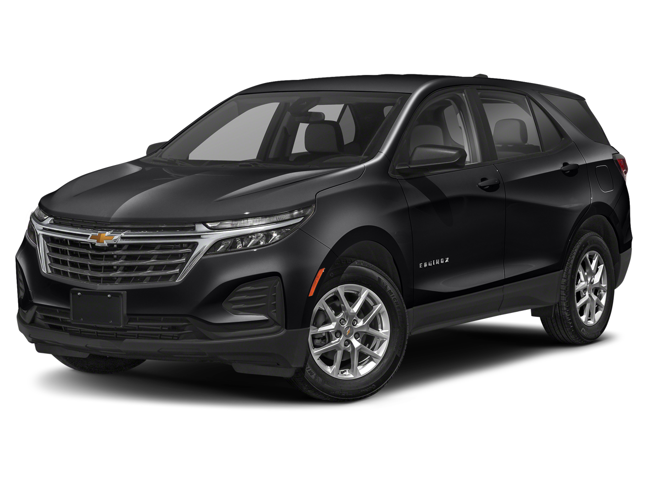 2024 Chevrolet Equinox LT in Mosaic Black Metallic — front three-quarter view