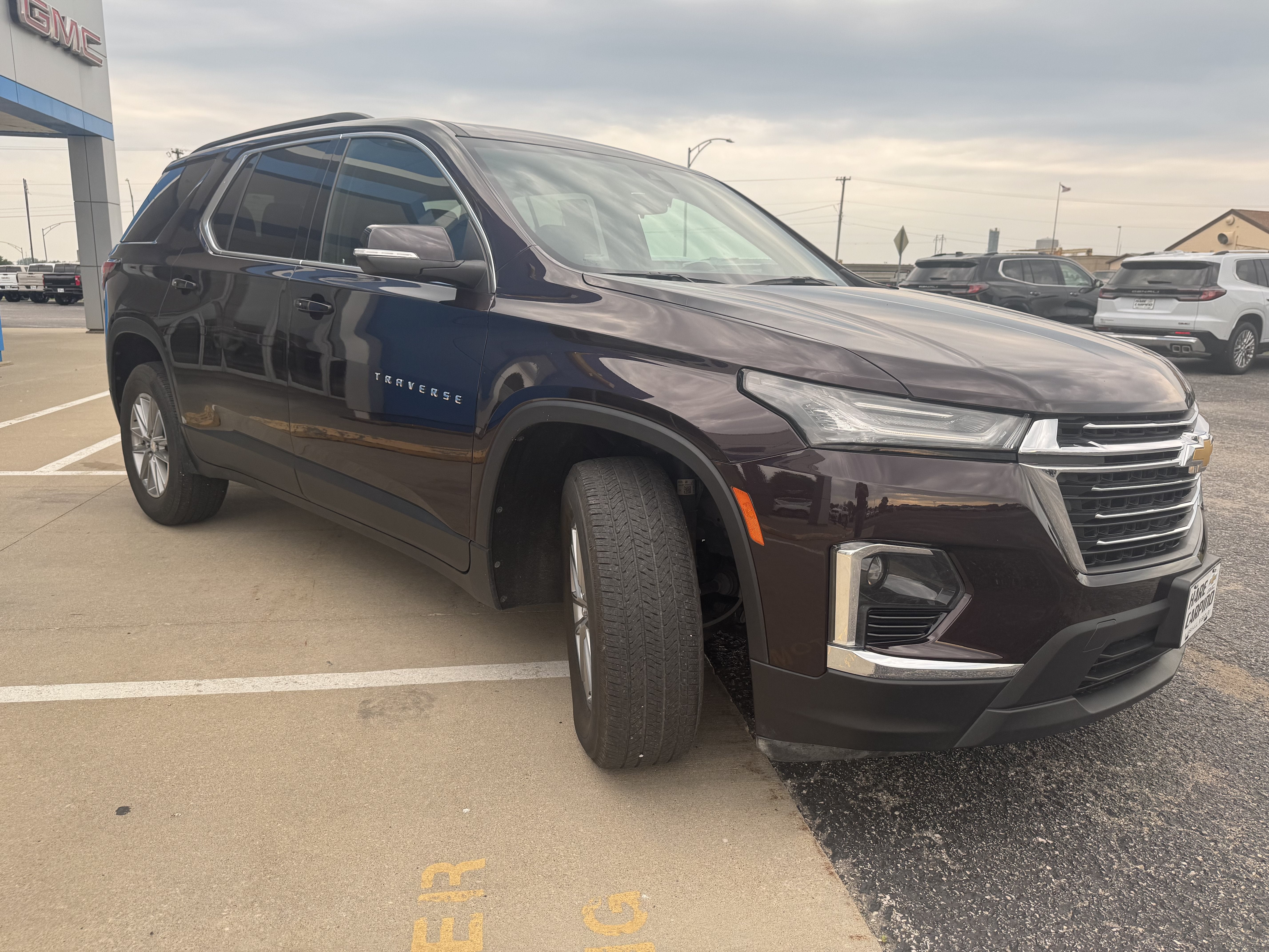 2023 Chevrolet Traverse — rear three-quarter view