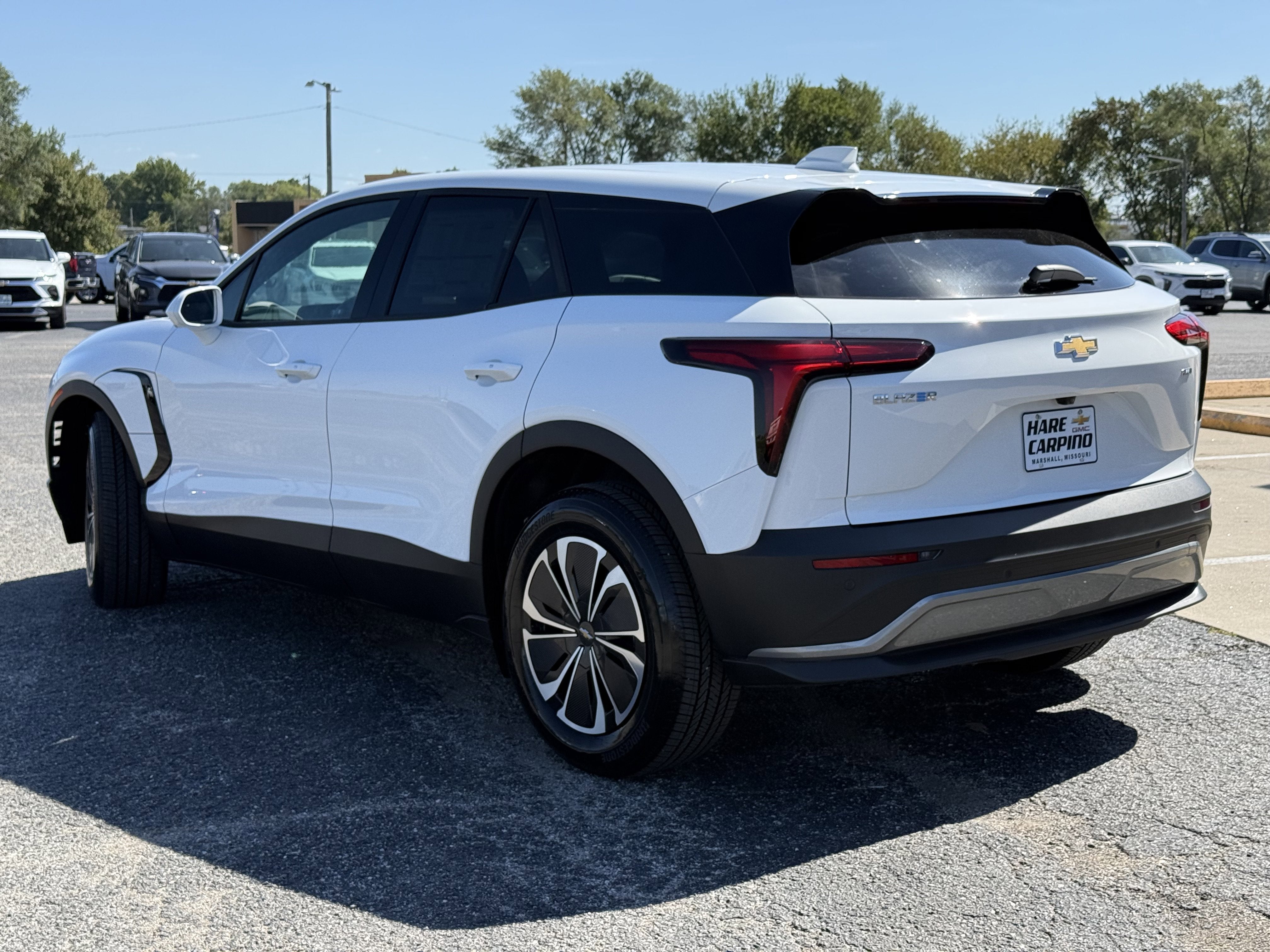2025 Chevrolet Blazer EV — rear three-quarter view