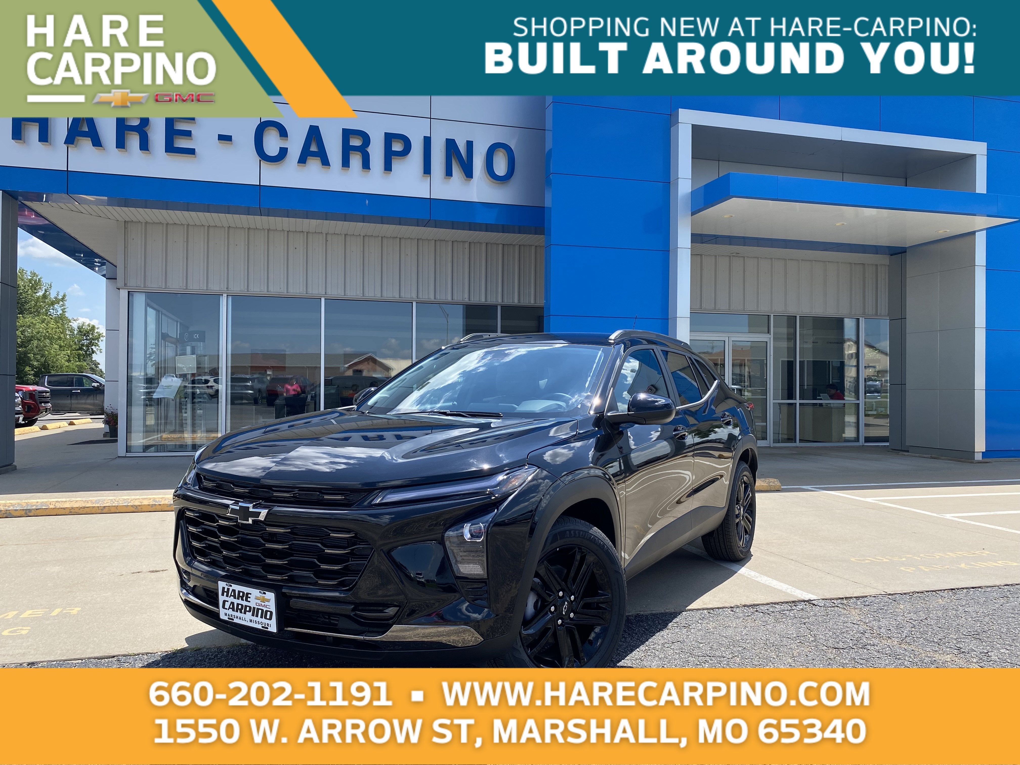 2026 Chevrolet Trax ACTIV in Mosaic Black Metallic — front three-quarter view